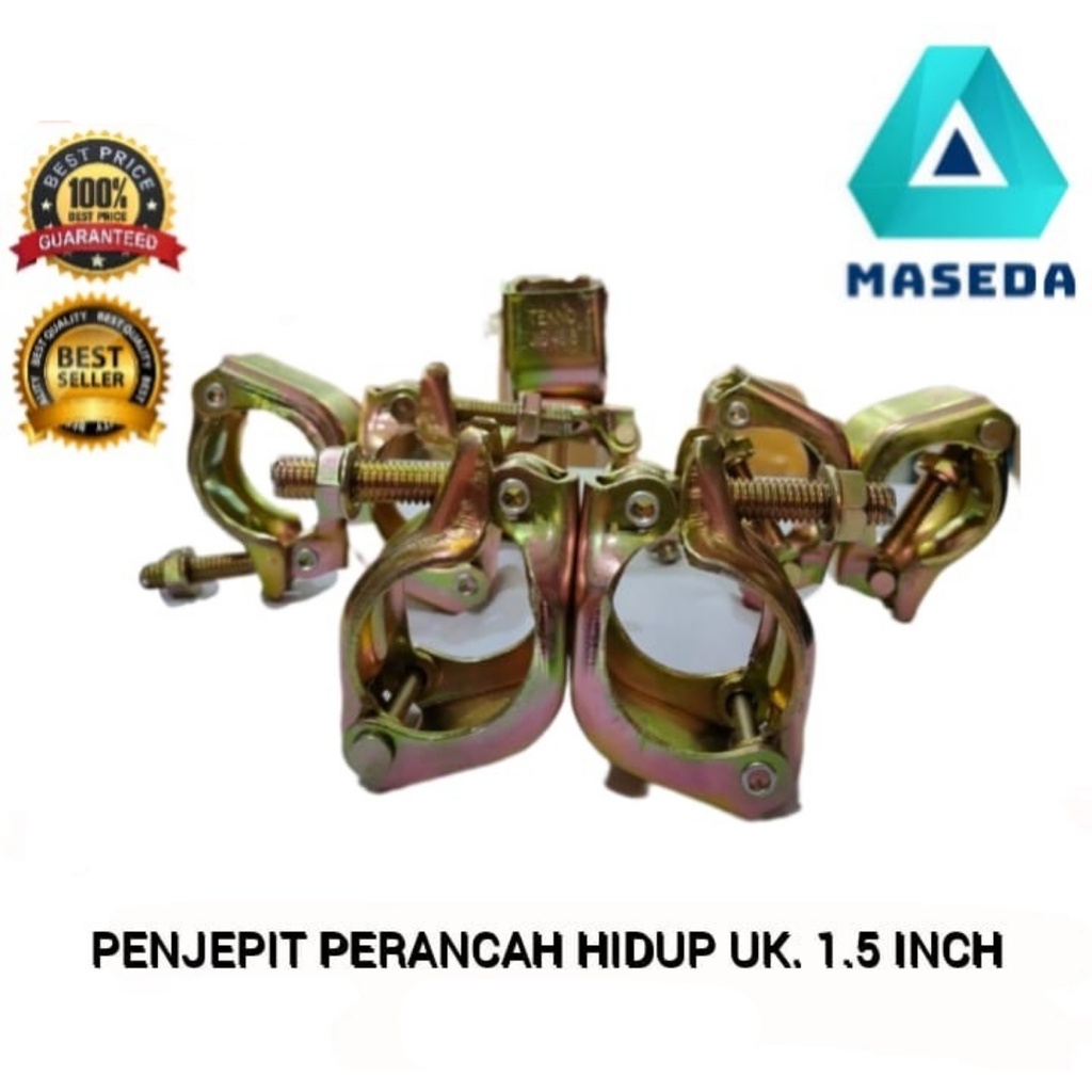 Scaffolding Clamp 1.5 " Swivel/Hidup-Clamp Steger-klem Pipa Perancah