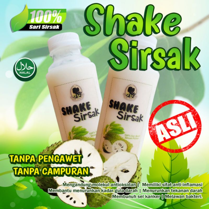 

shake sirsak 250 ml (frozen)