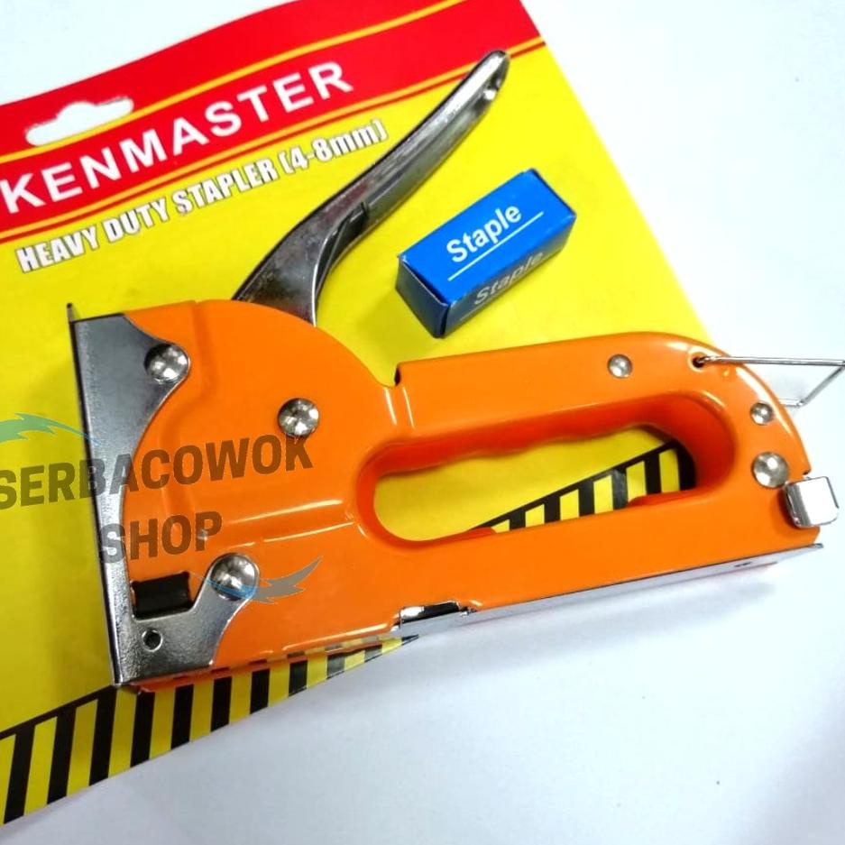

Big Sale - Gun Tacker Stapler Mesin Staples Jok Tembak Stapler 4-8mm Kenmaster .,