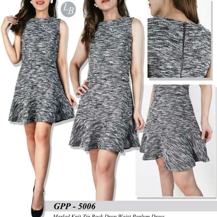dress grey knit marled GAP