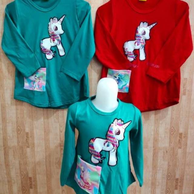 Baju Murah unicorn Anak Perempuan / Kaos Anak Perempuan