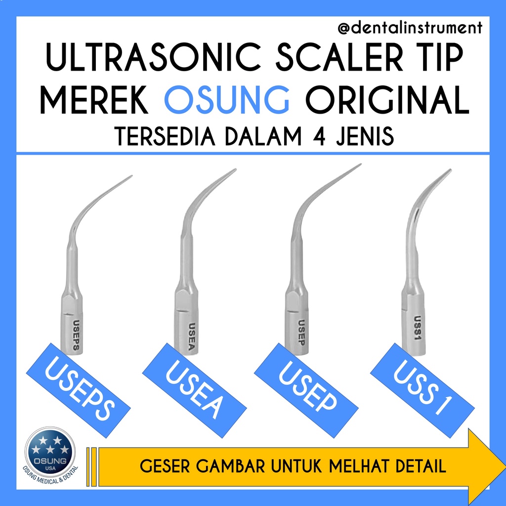 Ultrasonic Scaler Tip Merek Osung Original