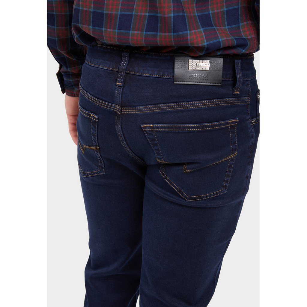 JBBoss Celana Panjang Jeans Polyring Stretch Regular Fit (Blue Black) / Ramayana Jatinegara