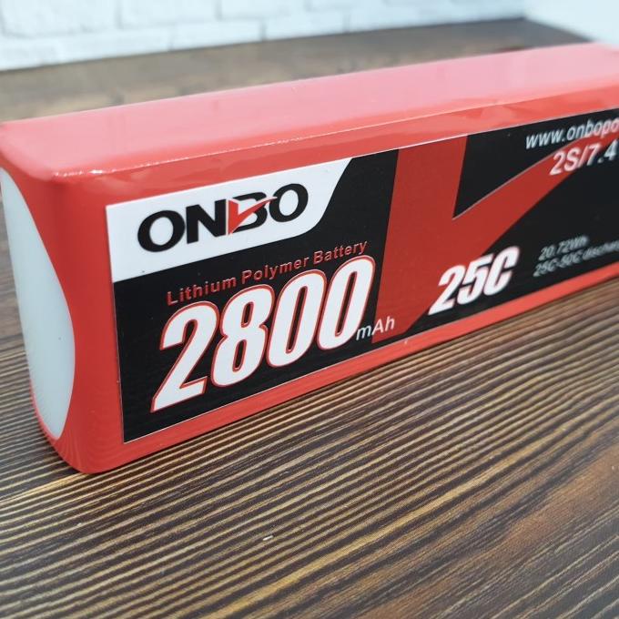 Lipo Battery 2s 7.4v 2800mah 25-50c Onbo Nano Power