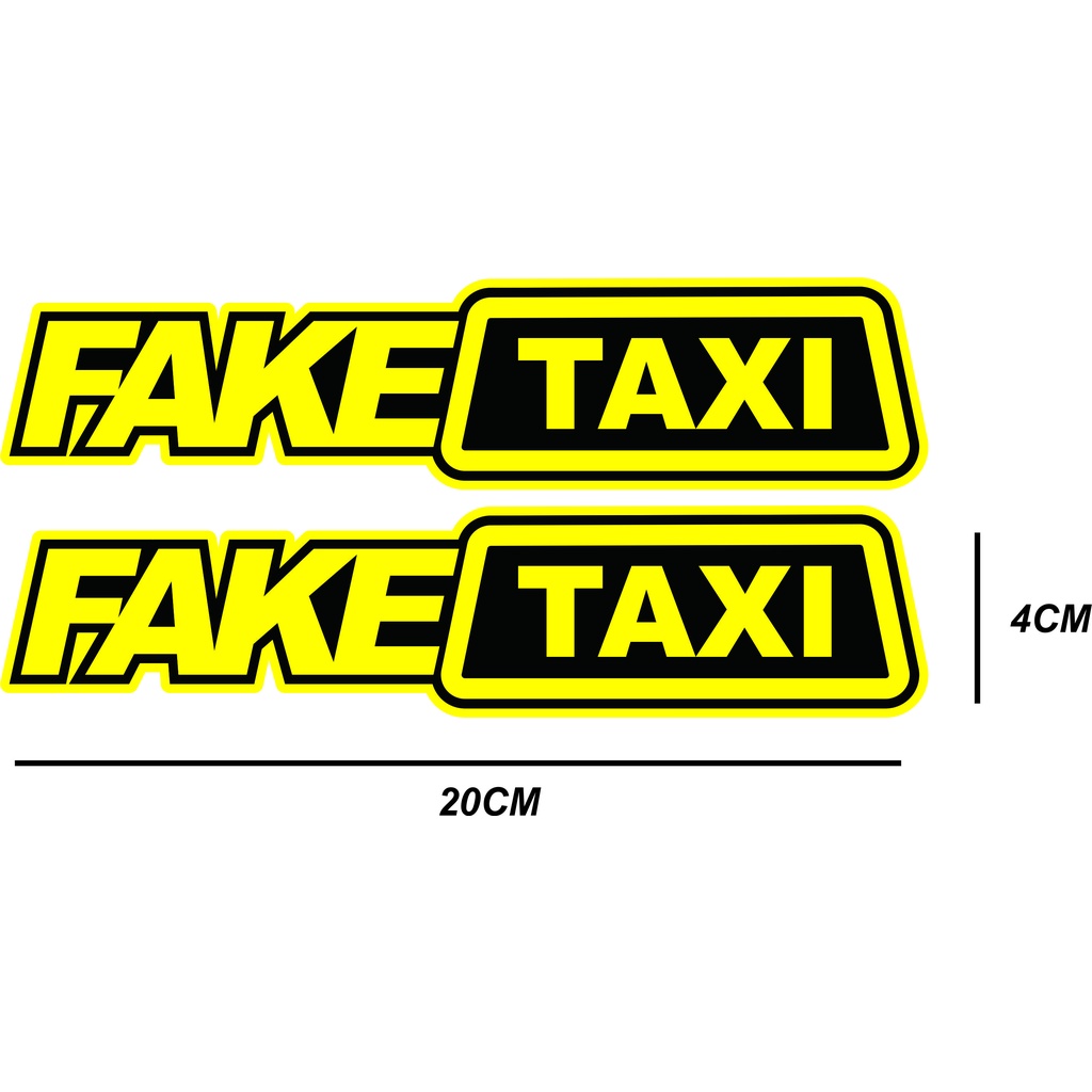 STIKER LOGO FAKETAXI