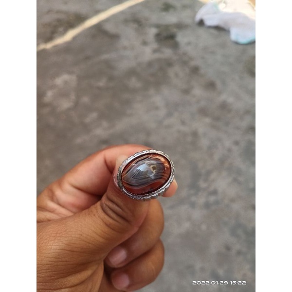 batu sulaiman motif hitam top