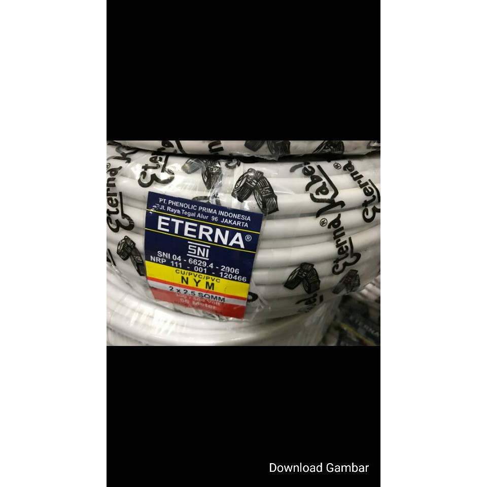 New nym eterna 2 x 2.5 2x2.5 2 x 25 2x25 asli per roll 50mm