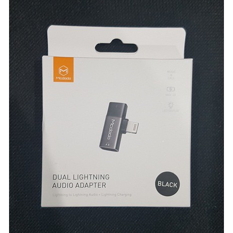 Audio Dual Lightning Mcdodo Dual Lightning Audio Adapter CA-618 Original