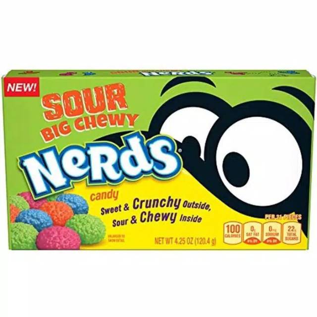 

Sour Big Chewy Nerds Candy Permen Lunak Asam Manis Crunchy Chewy USA