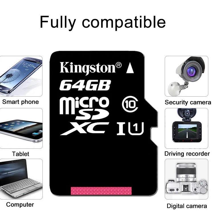 ➬ Kingston Memory Card sd card Micro SD TF card Class10 MicroSD 128GB/256GB/512GB Original for phone
