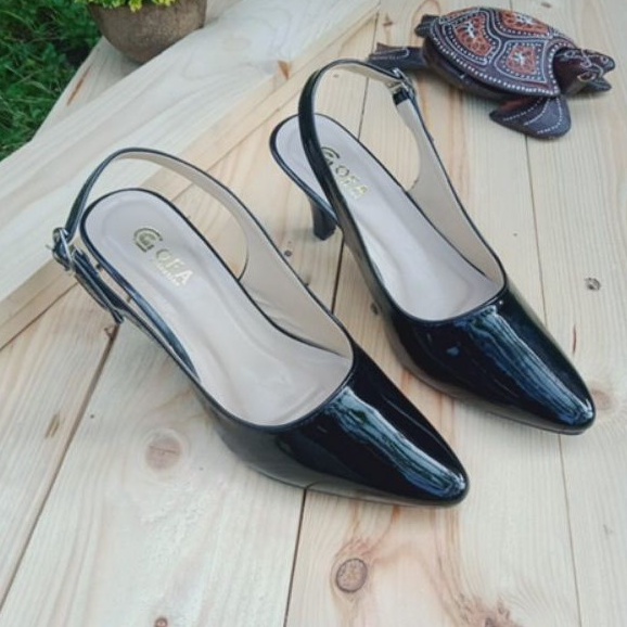 ZUFAR - OLIVE Sepatu Kerja Wanita / Pantofel Wanita