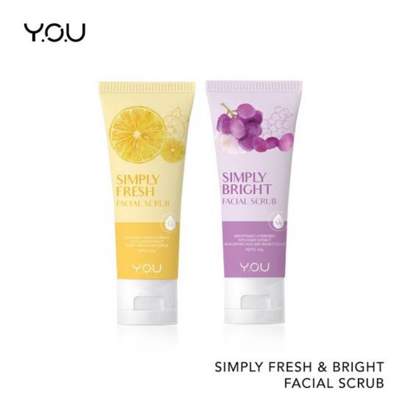 Y.O.U Simply Facial Scrub (100% Original)