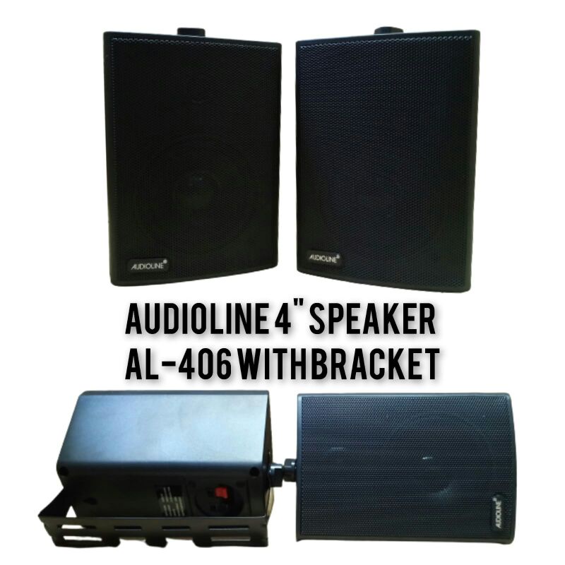 Speaker Pasif 4"inch Audioline AL-406 -- Sepasang/2buah Speaker