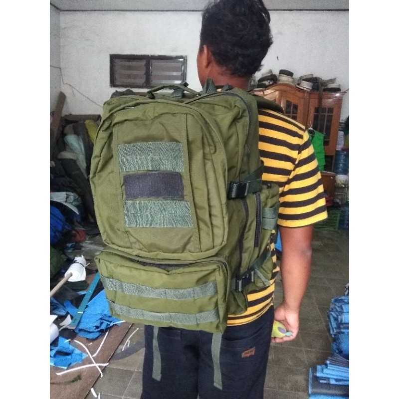 Tas Ransel Tas Punggung Pria Tas Tactical Militer Hijau Army
