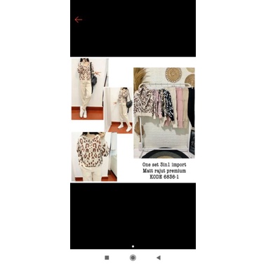 SETCEL RAJUT DIOR 3 in1