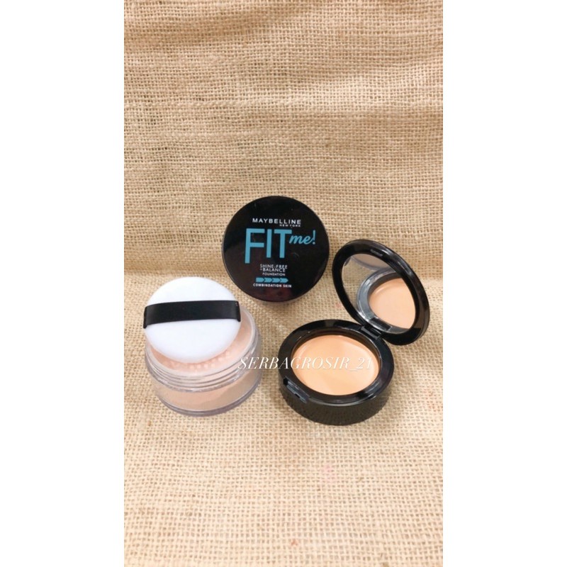 BEDAK TABUR MAYBELLINE FIT ME 2in1