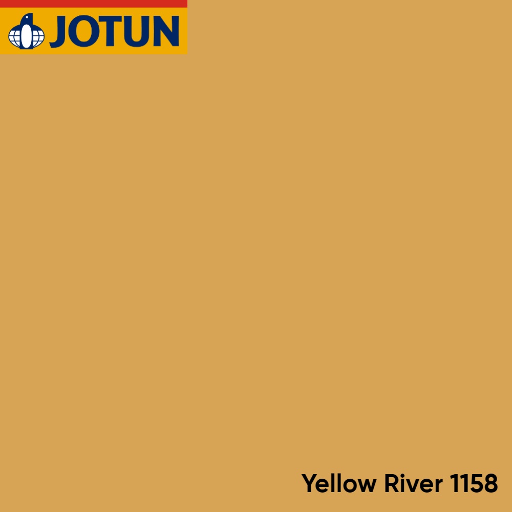 CAT TEMBOK EXTERIOR JOTUN JOTASHIELD ANTIFADE - YELLOW RIVER 1158 (GALON)