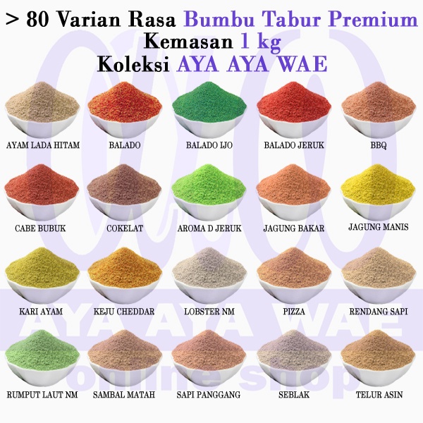 

1kg Bumbu Tabur Premium Rasa Rasa 1 kg (Chapter 1)