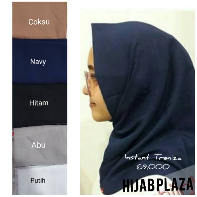 DAUKY HIJAB INSTANT TRENIZA DAUKY ORI