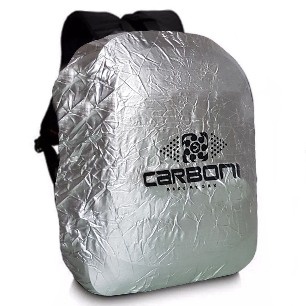 Satu Paket isi 2Carboni Make My Day Original Casual Backpack Tas Laptop Tas Sekolah Sistem RA00010 17 - Red+Rancofer +Tas Pinggang