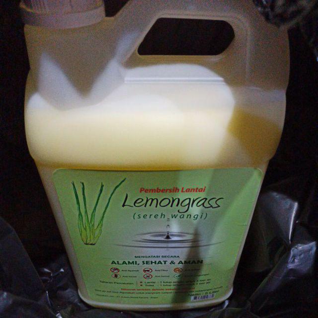 Cairan Pembersih Lantai Alami Sereh Wangi Lemongrass 5 Liter / Kayu Putih 5 Liter