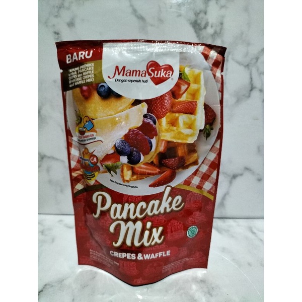Jual MAMASUKA PANCAKE MIX CREPES & WAFFLE 150GR Shopee Indonesia