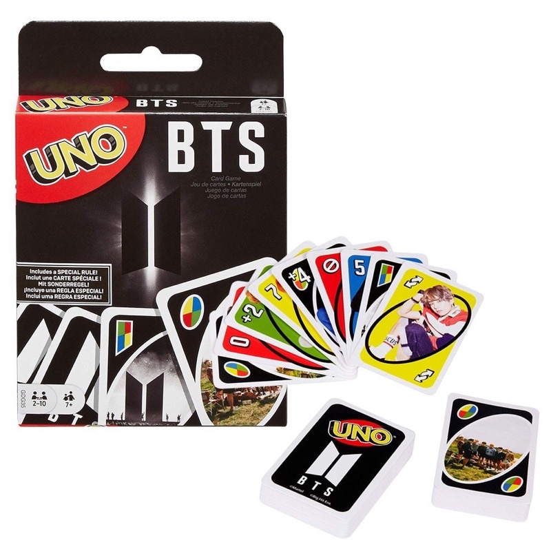 KARTU UNO BTS UNO CARD BANGTAN MAINAN ARMY MERCH RM NAMJOON JIN SUGA JHOPE JIMIN V JK JUNGKOOK TAE
