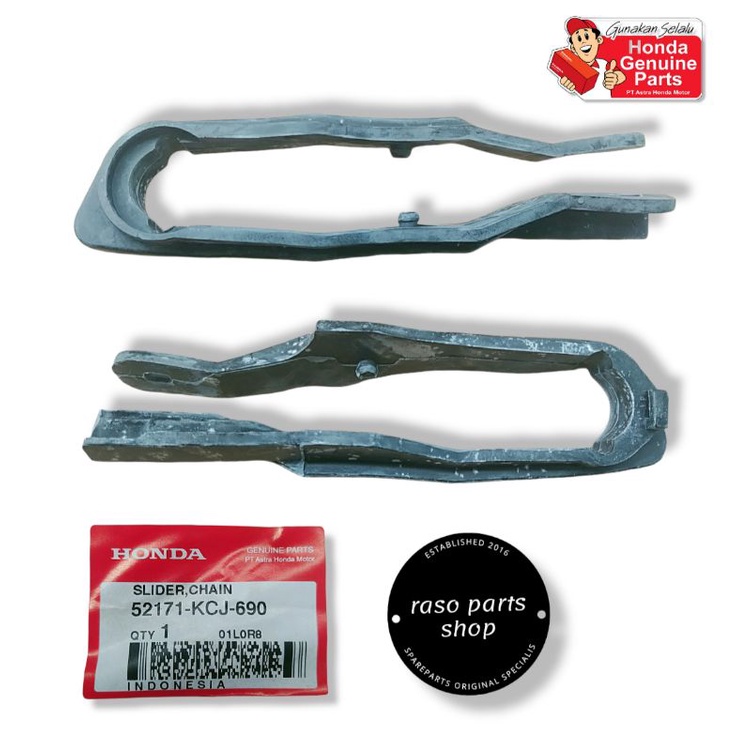 karet tahanan rantai atau slider chain tiger 2000 tiger revo original 52171-KCJ-690