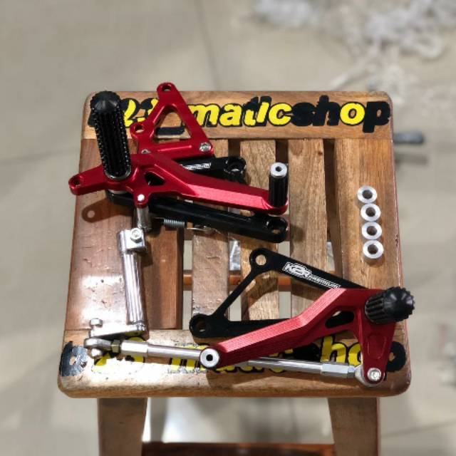 Underbone kawahara k2r racing ninja r rr kr krr ss vr disk belakang pnp racing step dural cakram red