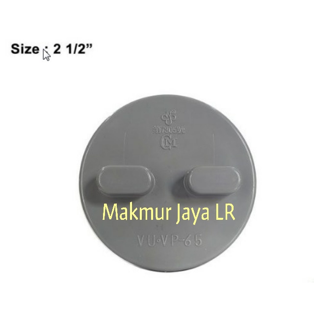 CLEAN OUT 2 1/2" inch 2,5" PVC MURAH BAGUS TEBAL TAIWAN / CO Tutup Spiteng Septic tank / Floor Clean