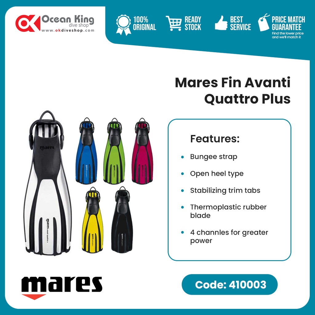 Fin Mares OH Avanti Quattro Plus - Diving Fins