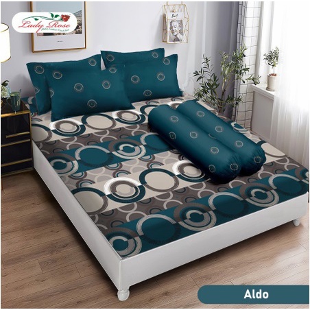 Sprei Lady Rose Terbaru Terlaris King 180x200 Aldo