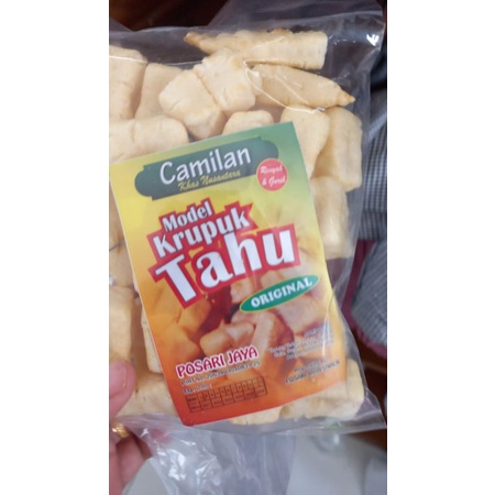 

krupuk (model) tahu khas Gunungkidul