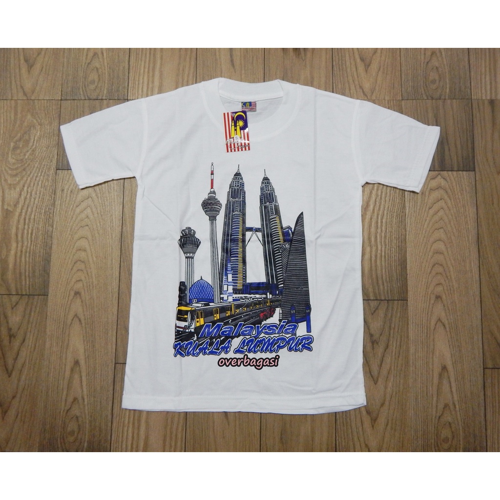 KAOS MURAH / TSHIRT MURAH / KAOS CASUAL MOTIF MALAYSIA KL