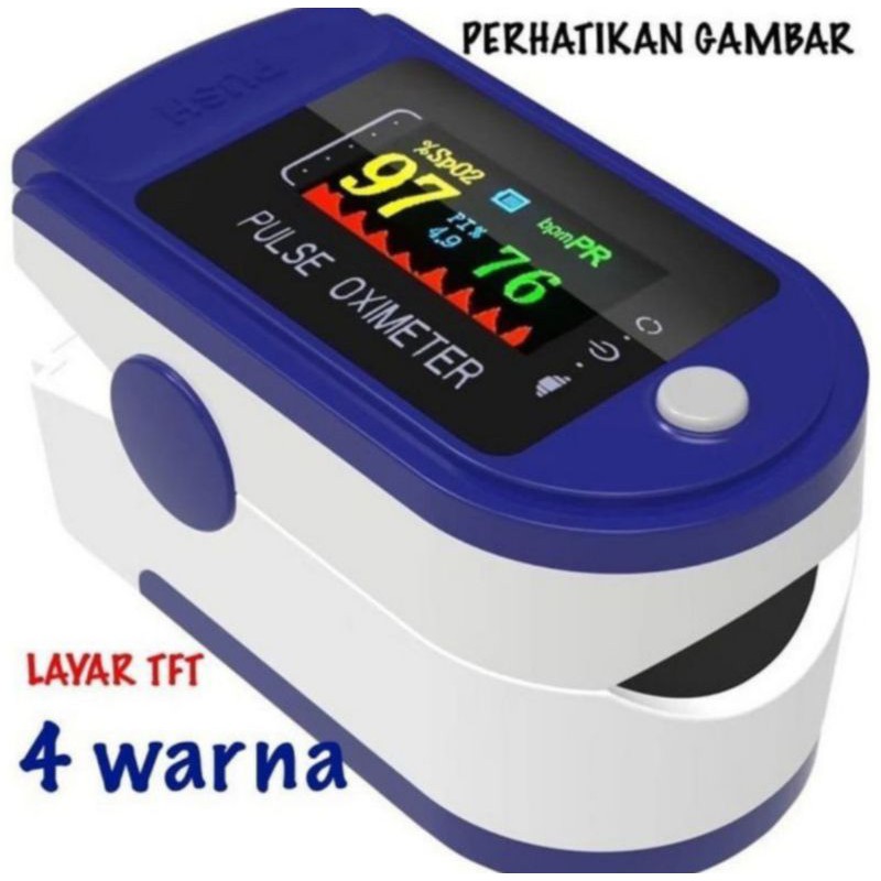 Oxymeter Pulse Fingertip Oxymeter - Oxymeter Alat Pengukur Detak Jantung Oximeter