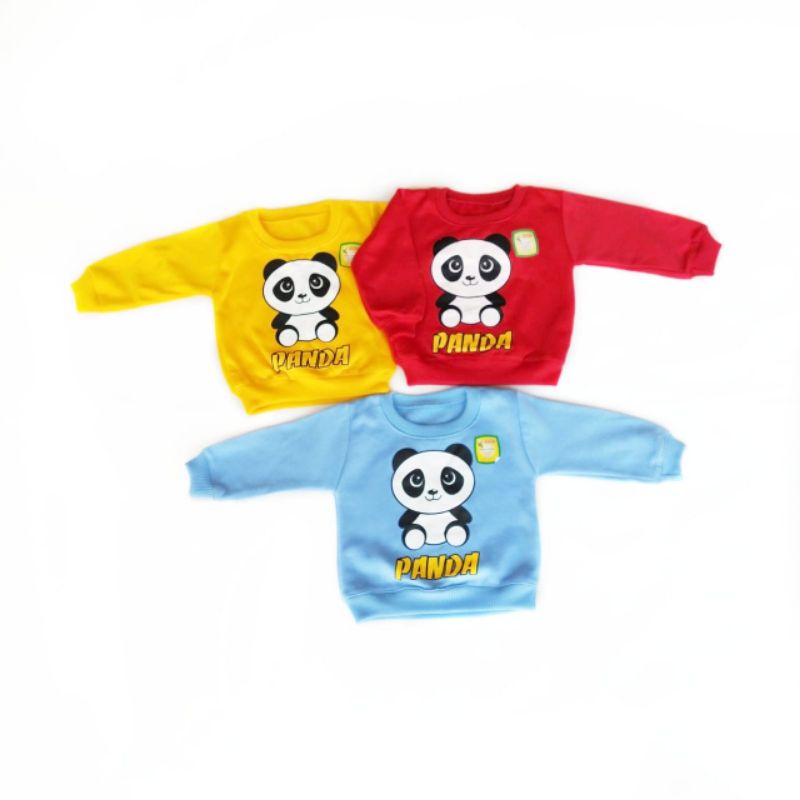 Atasan Baju Sweater Panda Anak Bayi Lucu Murah Berkualitas Premium By Mallpompaasi