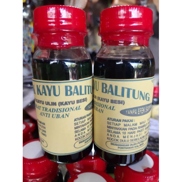 Minyak kayu Balitung plus buah ulin