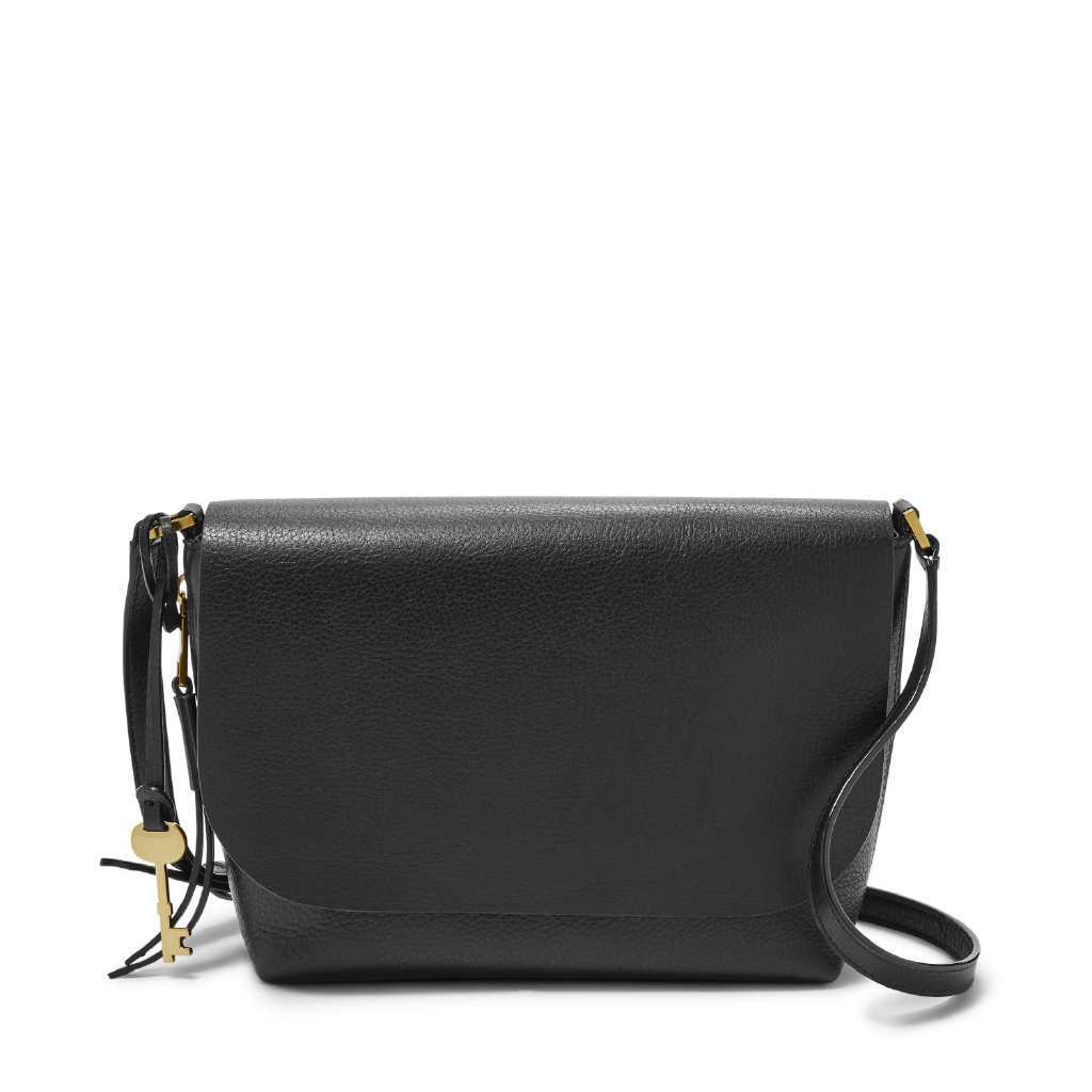 Fossil Maya Leather - Adjustable Strap - Hitam - Tas Wanita - ZB7615-001