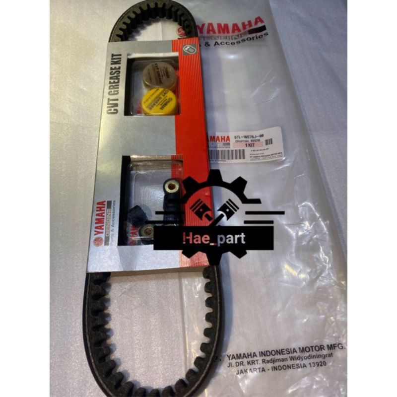 Vanbelt / V-Belt Assy Plus Roller Mio Sporty / Mio Soul / Fino /5TL