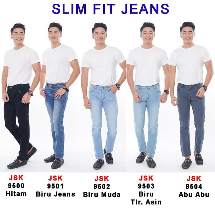 Wow Murah Meriah.. Celana Jeans Pria Lois Slimfit Melar LU951  Jeans Slim Fit Lurus Bigsize Jumbo Tr