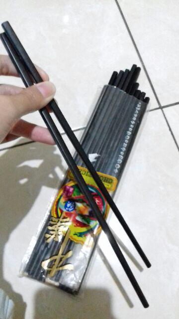 Sumpit Korea Cina Jepang Bahan Melamin 24 Cm Set 10 Pasang