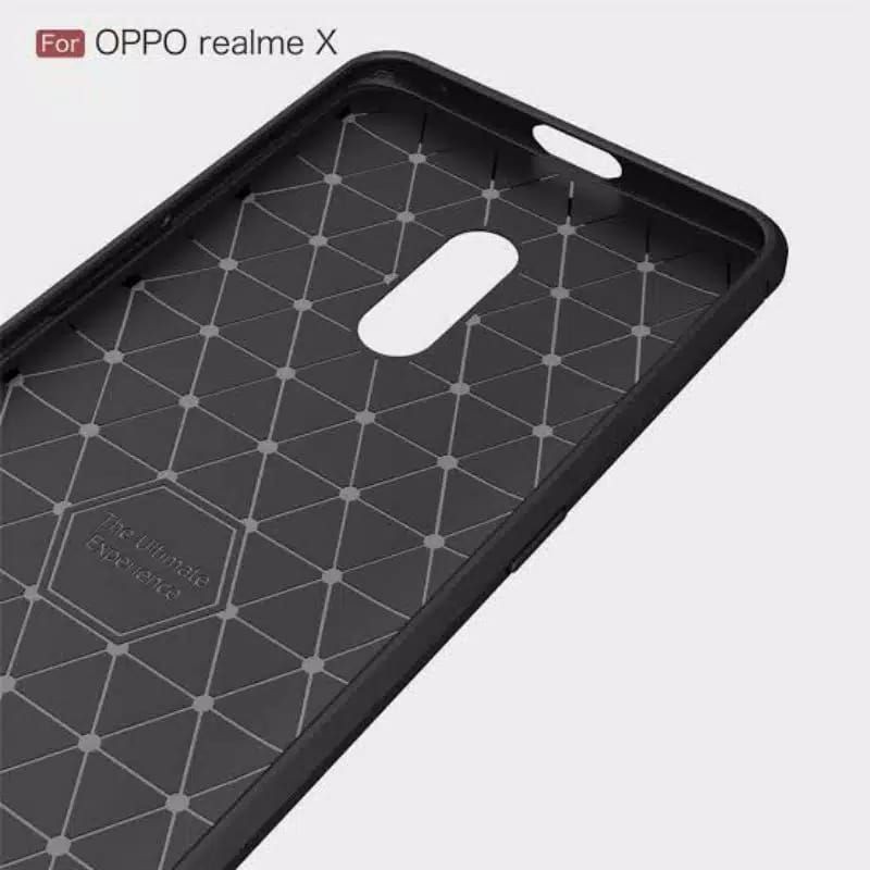 Case Realme X Fiber Carbon Ultimate Premium Quality