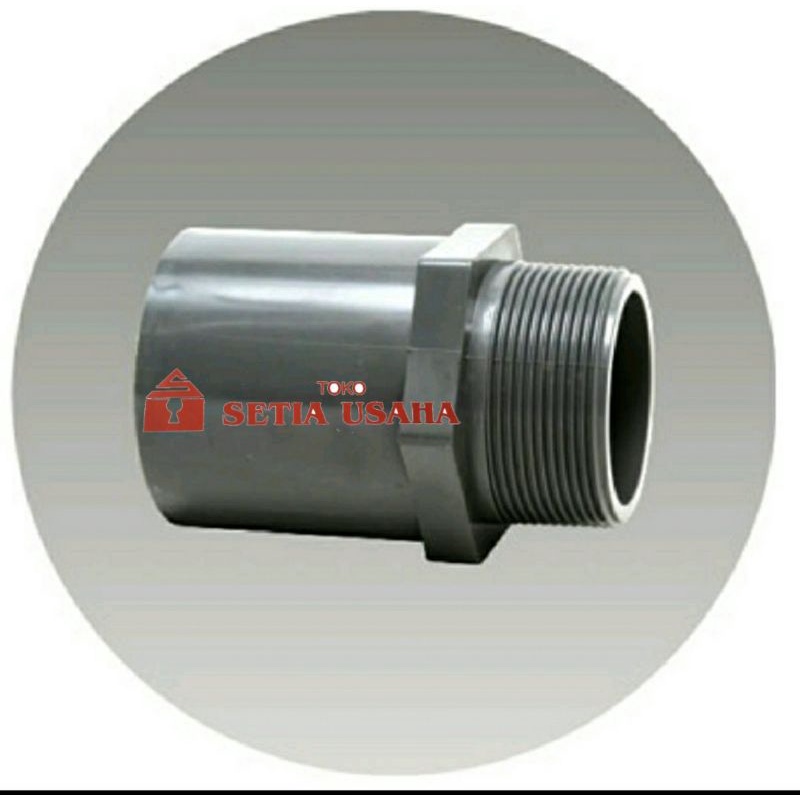 Sambungan PVC sok drat luar 11/4:R