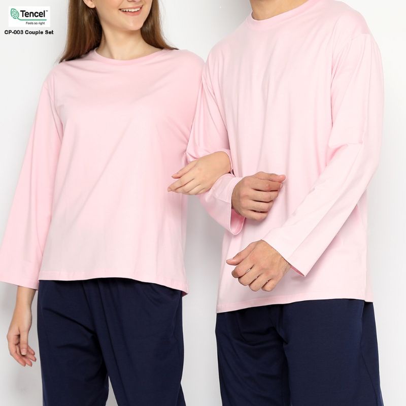 SETELAN PIYAMA COUPLE SET PP TANCEL ORGANIK/BAJU TIDUR WANITA&amp;PRIA