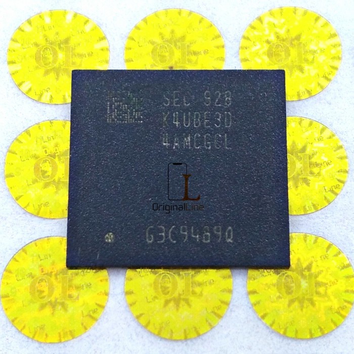 IC RAM SAMSUNG A50 / A51 / M30 / M31 4GB K4UBE3D ORI CABUTAN / 2ND