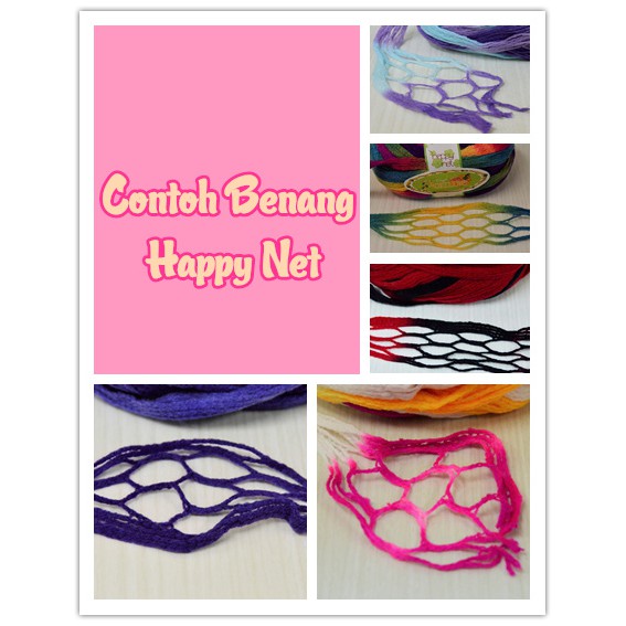 Happy Net - H.N. - Benang Rajut - Crochet - Knitting - 2nd pict -150gr