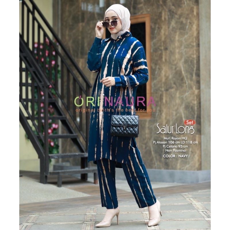 NAGITA ONE SET TUNIK RAYON JUMBO MOTIF TYEDIE