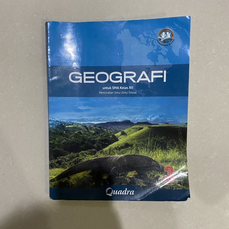 Preloved BUKU GEOGRAFI QUADRA SMA KELAS 12 XII