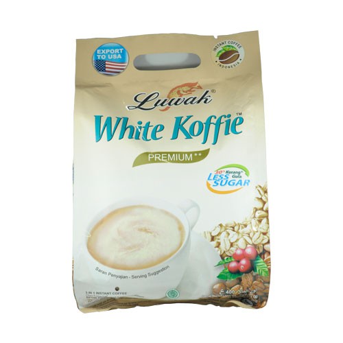 

Luwak White Koffie Less Sugar 20x20gr