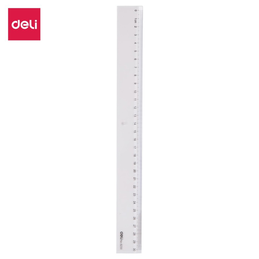 

Deli Ruler 30 cm 6230 / Penggaris Mistar Plastik 30 cm